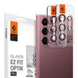 Spigen Samsung Galaxy S22 Ultra Kameranssuojaus GLAS.tR EZ Fit Optik Pro 2-pakkaus Burgundy