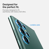 Spigen Samsung Galaxy S22 Ultra Kameranssuoja GLAS.tR EZ Fit Optik Pro 2 kpl Vihreä