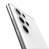 Spigen Samsung Galaxy S22 Ultra kameran suojalasi GLAS.tR EZ Fit Optik Pro 2-pack Phantom White