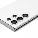 Spigen Samsung Galaxy S22 Ultra kameran suojalasi GLAS.tR EZ Fit Optik Pro 2-pack Phantom White