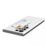 Spigen Samsung Galaxy S22 Ultra kameran suojalasi GLAS.tR EZ Fit Optik Pro 2-pack Phantom White