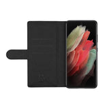 Rvelon Samsung Galaxy S22 Ultra Kotelo Magneettisesti Irrotettava Kuori Musta