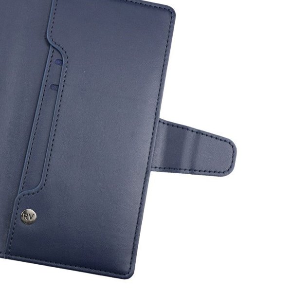 Rvelon Samsung Galaxy S22 Ultra -kuoret, taitettava korttitasku, sininen