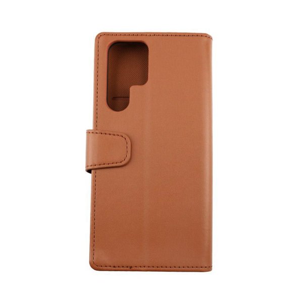Rvelon Samsung Galaxy S22 Ultra Kotelo Taitettava korttipaikka Ruskea