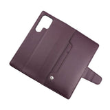 Rvelon Samsung Galaxy S22 Ultra -suojakotelo, avattava korttipaikka, violetti