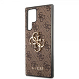 Guess Samsung Galaxy S22 Ultra Suojakuori 4G Logo Ruskea