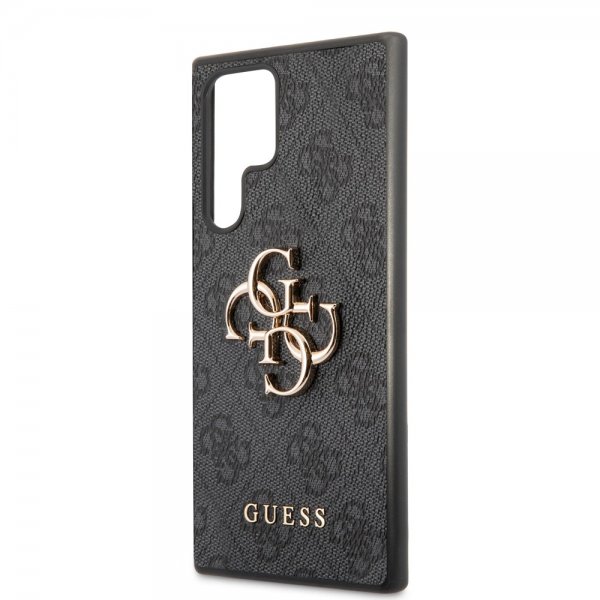Guess Samsung Galaxy S22 Ultra Suojakuori 4G Logo Musta