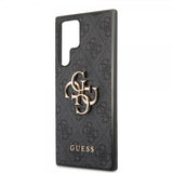 Guess Samsung Galaxy S22 Ultra Suojakuori 4G Logo Musta