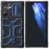 Nillkin Samsung Galaxy S22 Ultra Suojakuori Adventurer Case Sininen