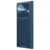 Nillkin Samsung Galaxy S22 Ultra Suojakuori CamShield Leather Sininen