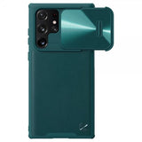 Nillkin Samsung Galaxy S22 Ultra Suojakuori CamShield Leather Vihreä
