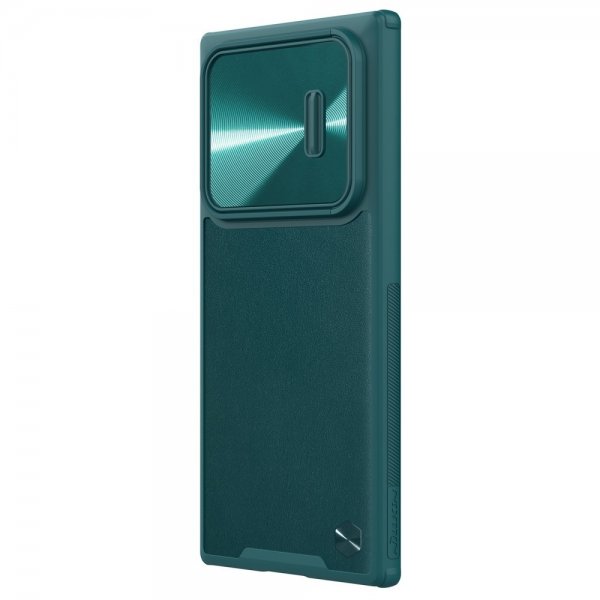 Nillkin Samsung Galaxy S22 Ultra Suojakuori CamShield Leather Vihreä