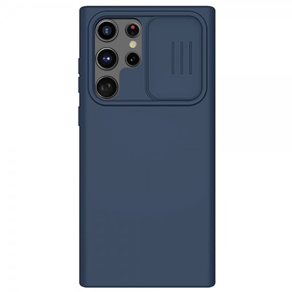 Nillkin Samsung Galaxy S22 Ultra -kuori CamShield Silky sininen