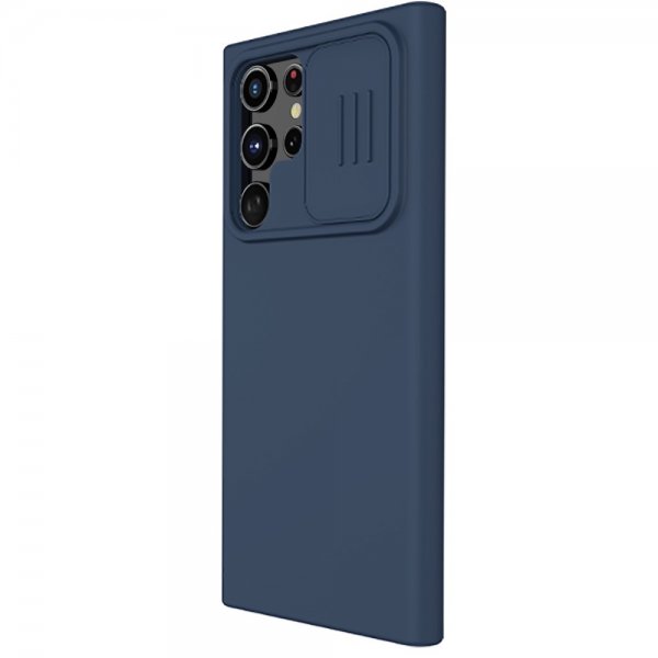 Nillkin Samsung Galaxy S22 Ultra -kuori CamShield Silky sininen