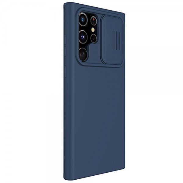 Nillkin Samsung Galaxy S22 Ultra -kuori CamShield Silky sininen