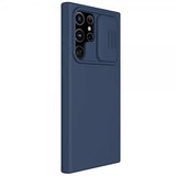 Nillkin Samsung Galaxy S22 Ultra -kuori CamShield Silky sininen