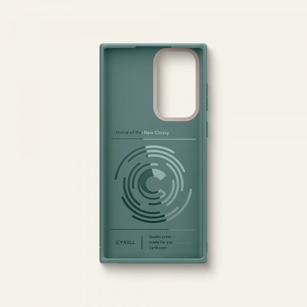 Cyrill Samsung Galaxy S22 Ultra Suojakuori Color Brick Kale