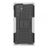Samsung Galaxy S22 Ultra Kuori Rengaskuvio Jalustatoiminto Valkoinen