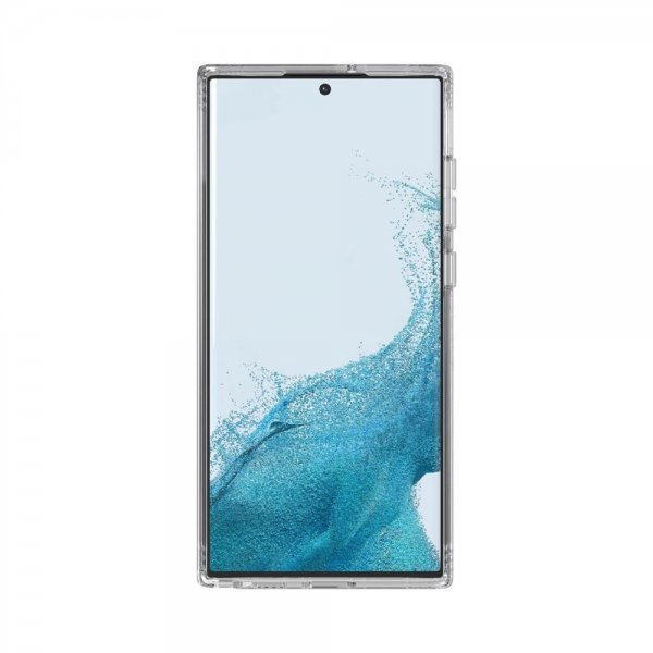 Tech21 Samsung Galaxy S22 Ultra -suojakuori Evo Clear, läpinäkyvä