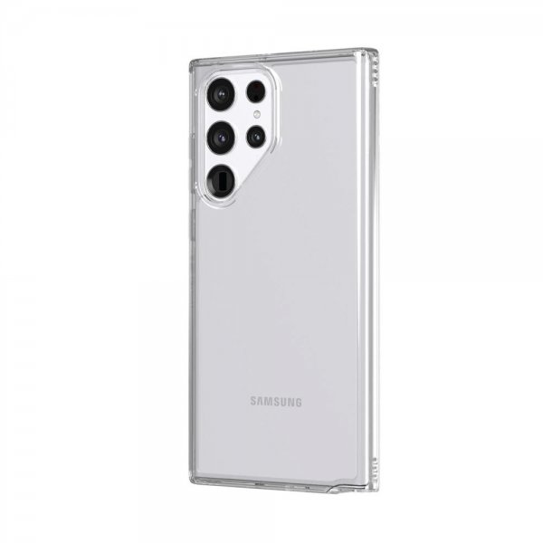 Tech21 Samsung Galaxy S22 Ultra -suojakuori Evo Clear, läpinäkyvä
