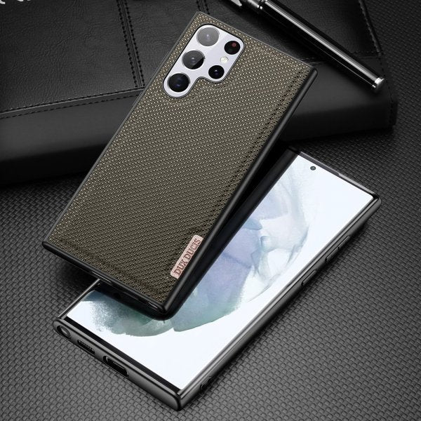 Dux Ducis Samsung Galaxy S22 Ultra Kuori FINO-sarja Vihreä