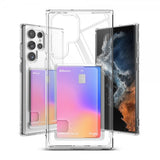 Ringke Samsung Galaxy S22 Ultra Suojakuori Fusion Card Clear