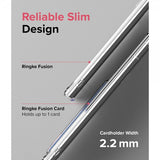 Ringke Samsung Galaxy S22 Ultra Suojakuori Fusion Card Clear