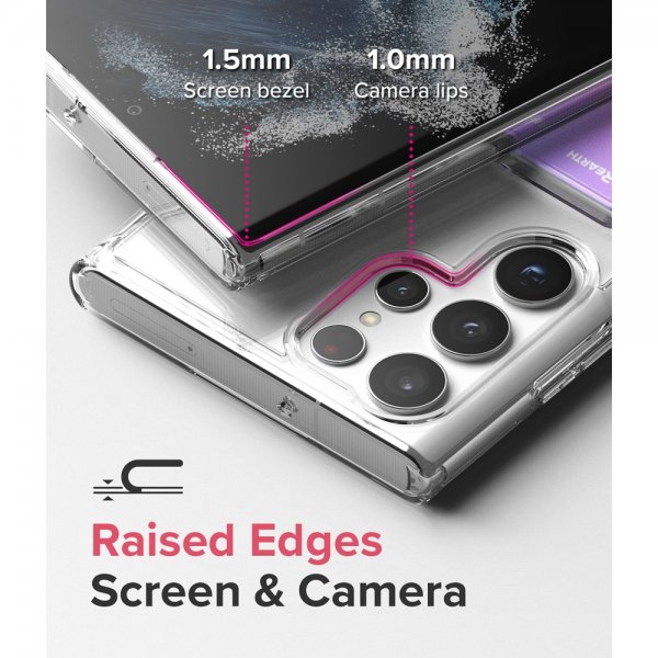 Ringke Samsung Galaxy S22 Ultra Suojakuori Fusion Card Clear