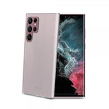 Celly Samsung Galaxy S22 Ultra -kuori GELSKIN Läpinäkyvä