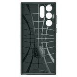 Spigen Samsung Galaxy S22 Ultra Suojakuori Liquid Air Abyss Green
