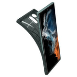 Spigen Samsung Galaxy S22 Ultra Suojakuori Liquid Air Abyss Green