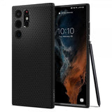 Spigen Samsung Galaxy S22 Ultra Suojakuori Liquid Air Matte Black