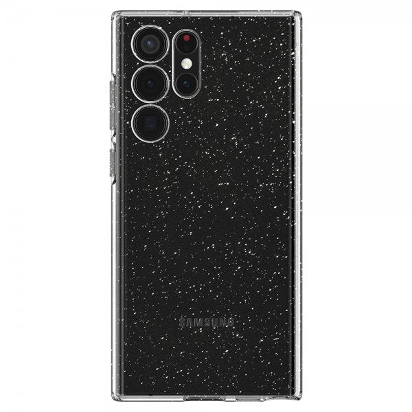 Spigen Samsung Galaxy S22 Ultra -suojakuori Liquid Crystal Glitter Crystal Quartz