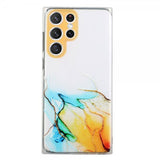 Samsung Galaxy S22 Ultra Kuoret Marmorikuvio Keltainen