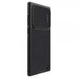 Nillkin Samsung Galaxy S22 Ultra -kuori teksturoidulla kamerasääsuojalla, musta