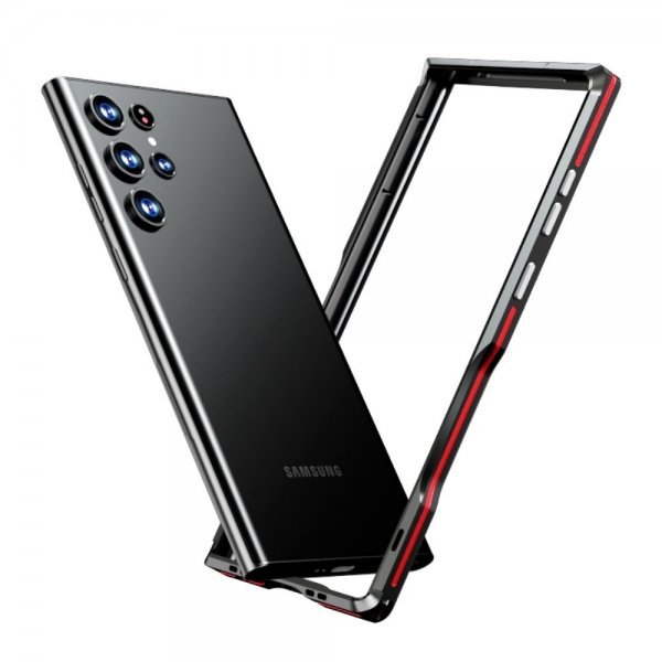 Samsung Galaxy S22 Ultra Kuoret Metallirunko Hopea