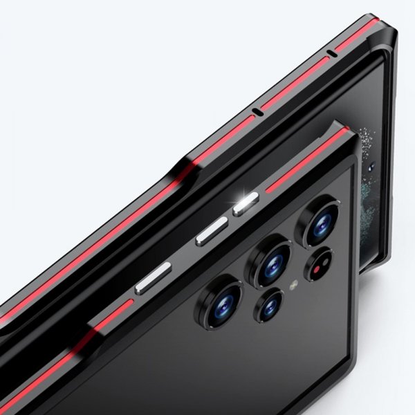 Samsung Galaxy S22 Ultra Kuoret Metallirunko Hopea