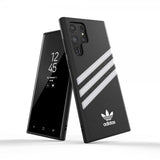 Adidas Samsung Galaxy S22 Ultra kuoret Moulded Case PU Musta Valkoinen