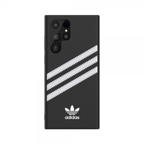 Adidas Samsung Galaxy S22 Ultra kuoret Moulded Case PU Musta Valkoinen