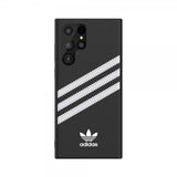 Adidas Samsung Galaxy S22 Ultra kuoret Moulded Case PU Musta Valkoinen