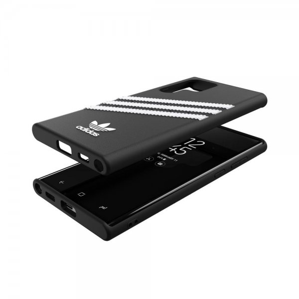 Adidas Samsung Galaxy S22 Ultra kuoret Moulded Case PU Musta Valkoinen
