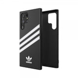 Adidas Samsung Galaxy S22 Ultra kuoret Moulded Case PU Musta Valkoinen