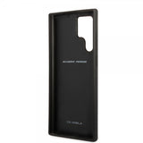 Ferrari Samsung Galaxy S22 Ultra Kuori Real Carbon Metal Logo Musta