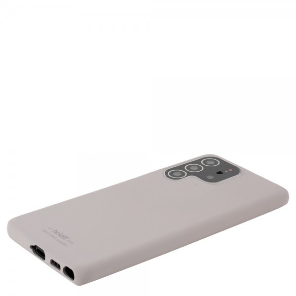 holdit Samsung Galaxy S22 Ultra silikonikuori Taupe