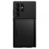 Spigen Samsung Galaxy S22 Ultra -suojakuori Slim Armor CS, musta