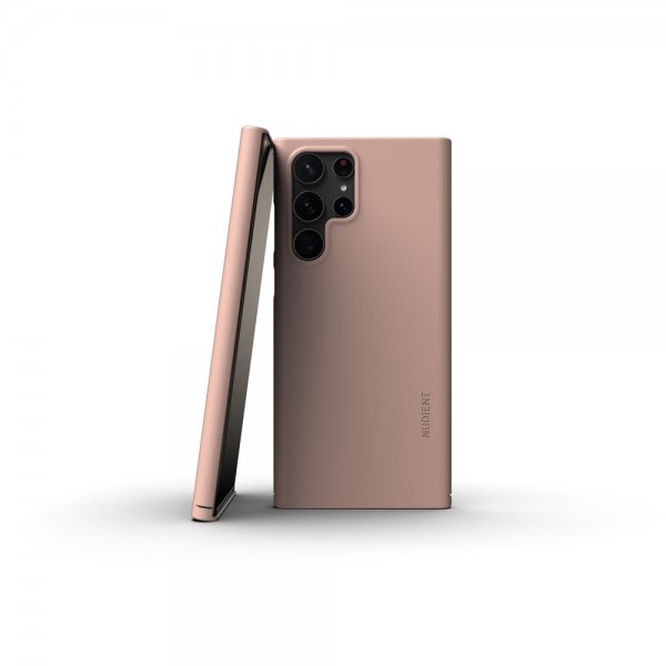 Nudient Samsung Galaxy S22 Ultra Ohut Kuori V3 Dusty Pink