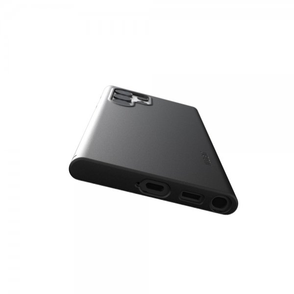 Nudient Samsung Galaxy S22 Ultra Kuori Thin Case V3 Ink Black