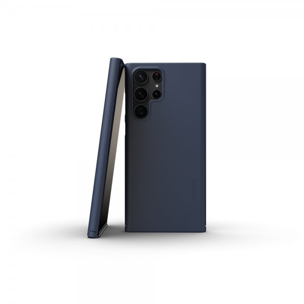 Nudient Samsung Galaxy S22 Ultra Kuoret Thin Case V3 Midwinter Blue