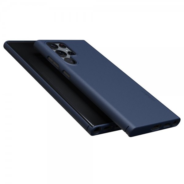 Nudient Samsung Galaxy S22 Ultra Kuoret Thin Case V3 Midwinter Blue