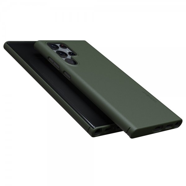 Nudient Samsung Galaxy S22 Ultra Ohut Kuori V3 Mäntyvihreä